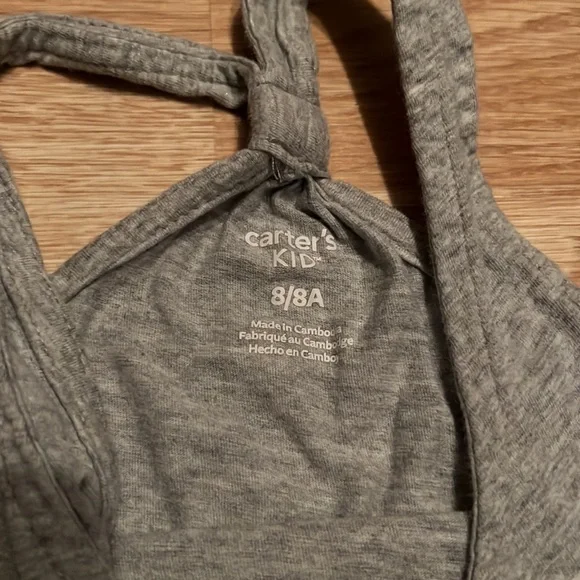 Carters Grey Watermelon Racerback Tank Size 8 - Picture 2 of 3